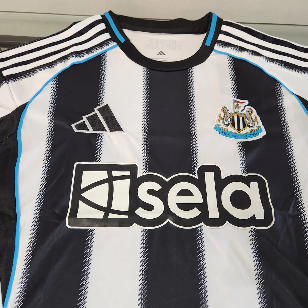 Newcastle Jersey -  Black and White Striped.